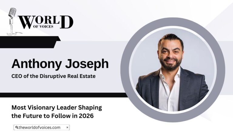 Anthony Joseph: The Disruptive King Behind 9.3B AED Success | Disruptive Real Estate | The AJ Podcast | The World Of Voices