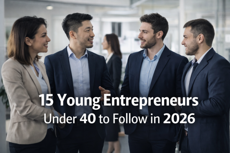 15 Young Entrepreneurs Under 40 to Follow in 2026 | The World of Voices